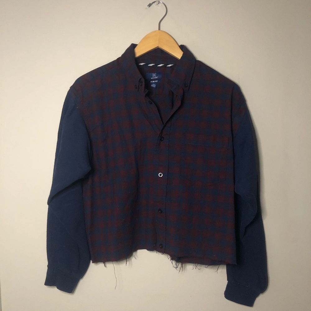 Reworked Plaid Frankenshirt